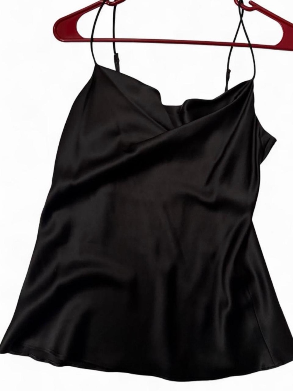 ANTONIO MELANI NWT Black Satin Camisole w